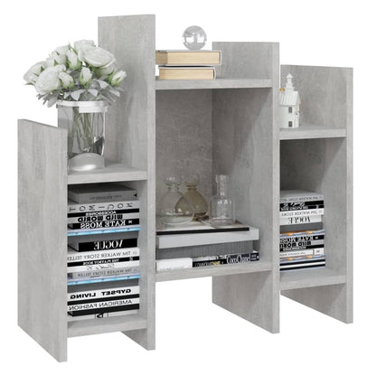 vidaXL Meuble de rangement gris béton 60x26x60 cm Bois d'ingénierie
