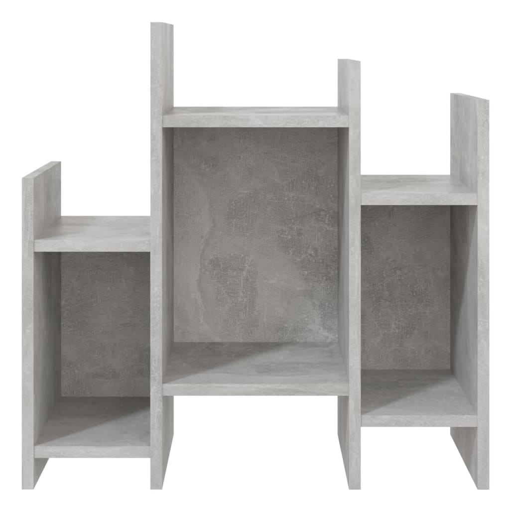vidaXL Meuble de rangement gris béton 60x26x60 cm Bois d'ingénierie
