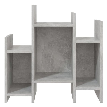 vidaXL Meuble de rangement gris béton 60x26x60 cm Bois d'ingénierie