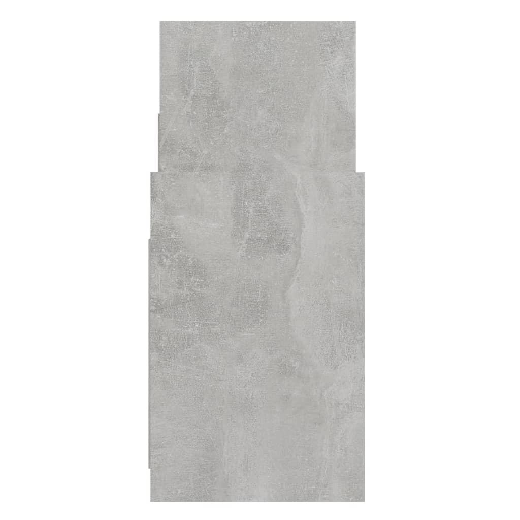 vidaXL Meuble de rangement gris béton 60x26x60 cm Bois d'ingénierie