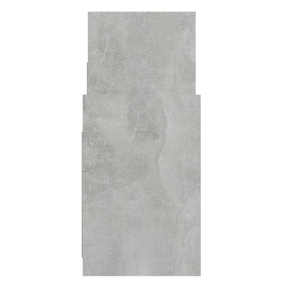 vidaXL Meuble de rangement gris béton 60x26x60 cm Bois d'ingénierie