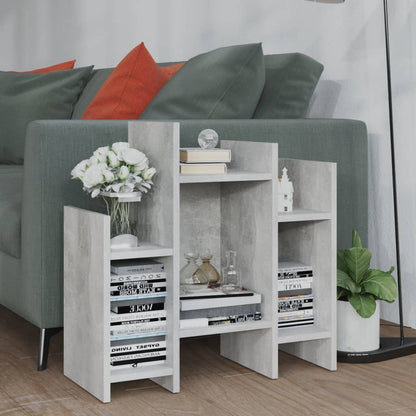 vidaXL Meuble de rangement gris béton 60x26x60 cm Bois d'ingénierie
