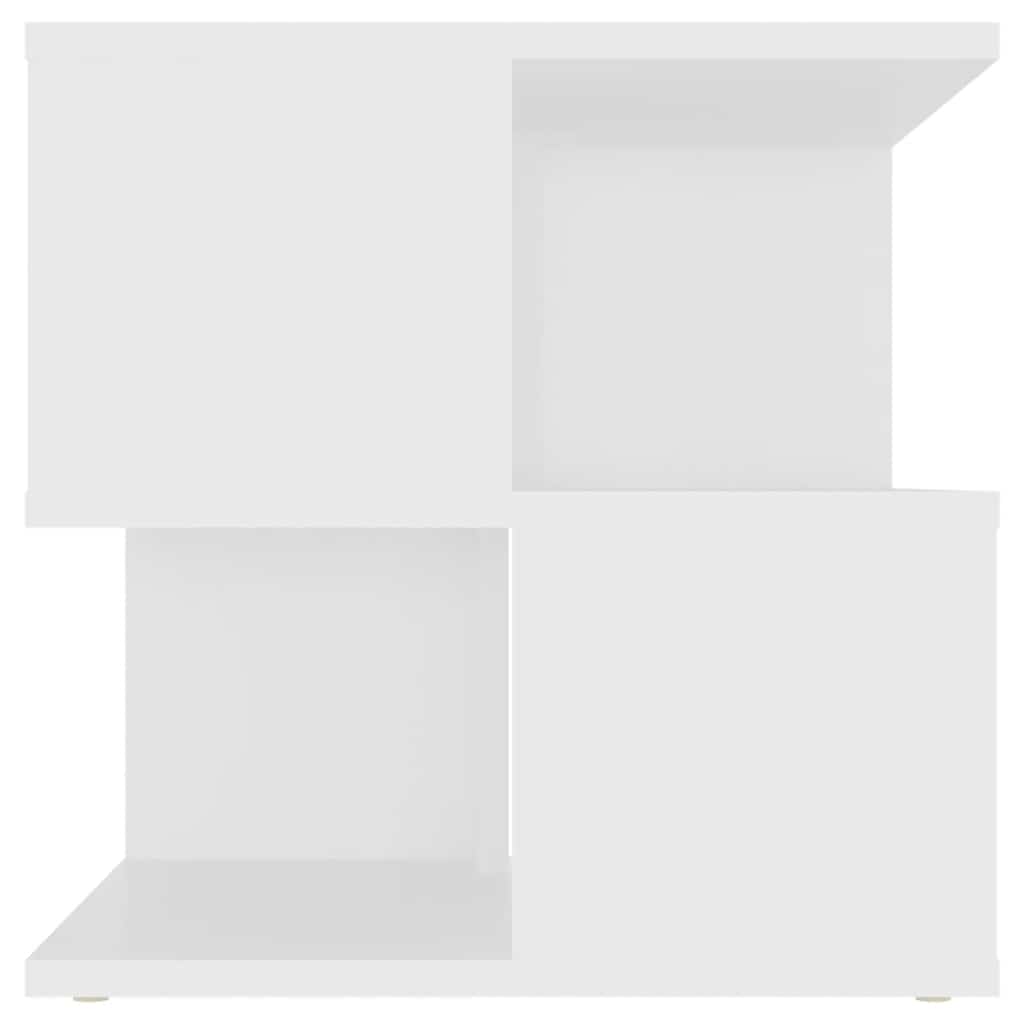 vidaXL Beistelltisch Weiß 40x40x40 cm Holzwerkstoff
