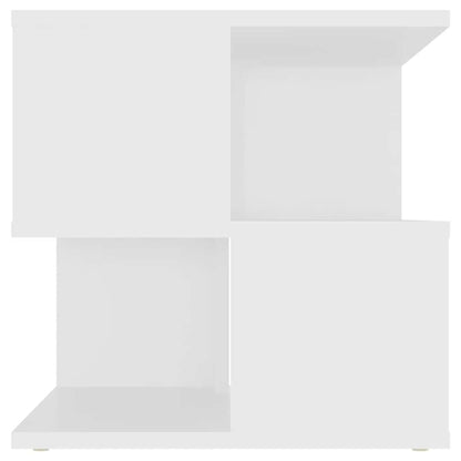 vidaXL Beistelltisch Weiß 40x40x40 cm Holzwerkstoff