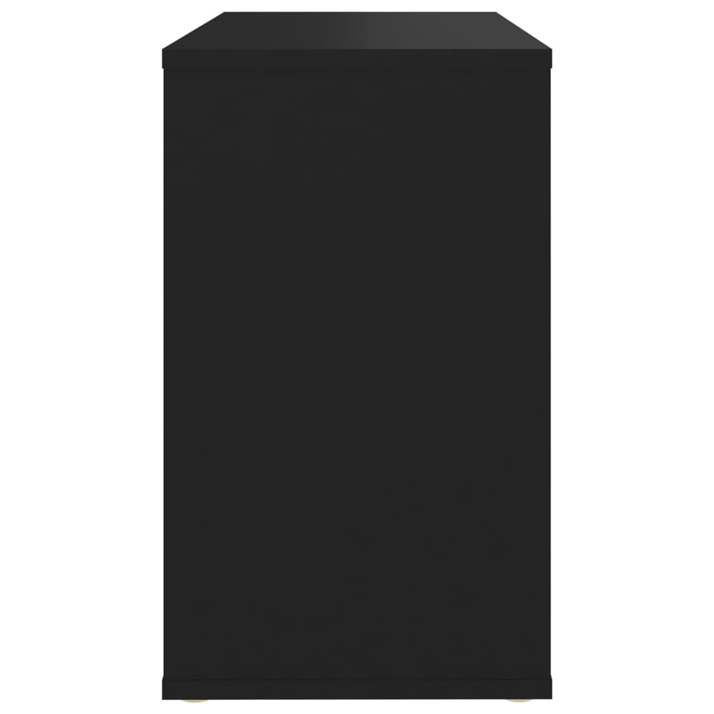 vidaXL Beistelltisch Schwarz 60x30x50 cm Holzwerkstoff