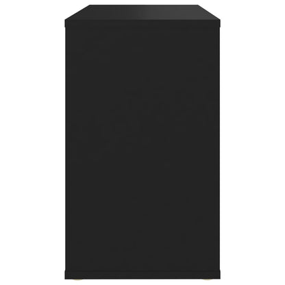 vidaXL Beistelltisch Schwarz 60x30x50 cm Holzwerkstoff