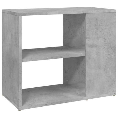 vidaXL Table d'appoint Gris béton 60x30x50 cm Bois d'ingénierie