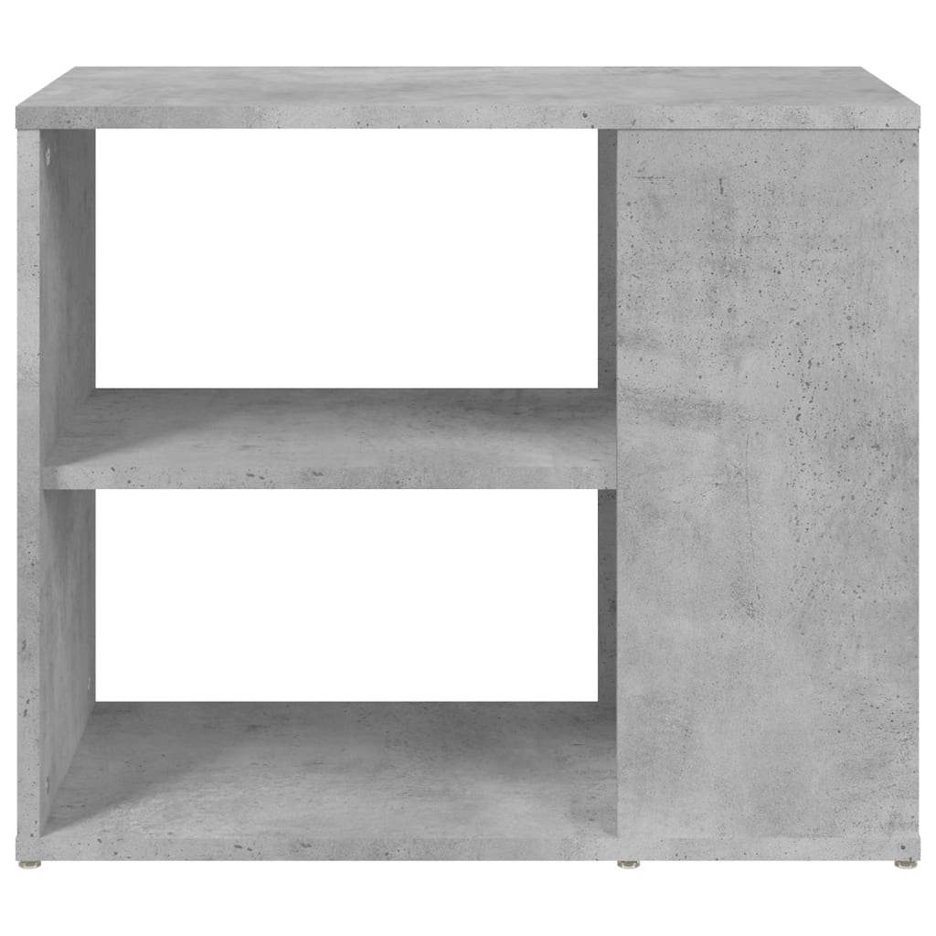 vidaXL Table d'appoint Gris béton 60x30x50 cm Bois d'ingénierie