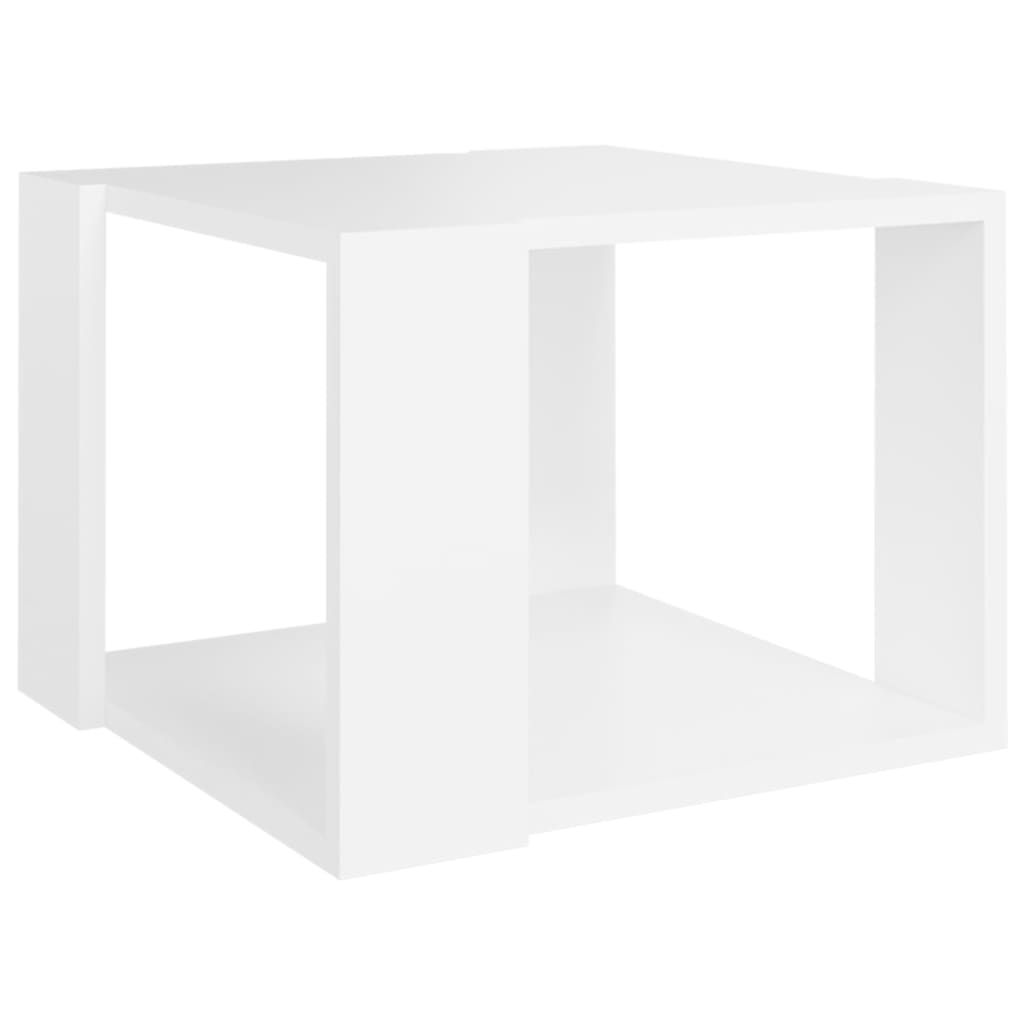 vidaXL Couchtisch Weiß 40x40x30 cm Holzwerkstoff