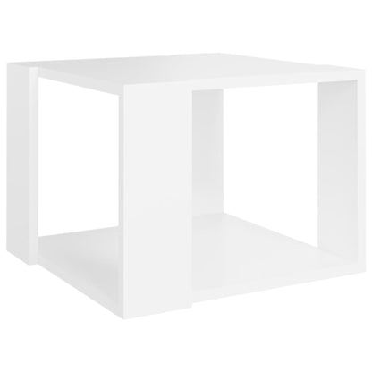 vidaXL Couchtisch Weiß 40x40x30 cm Holzwerkstoff