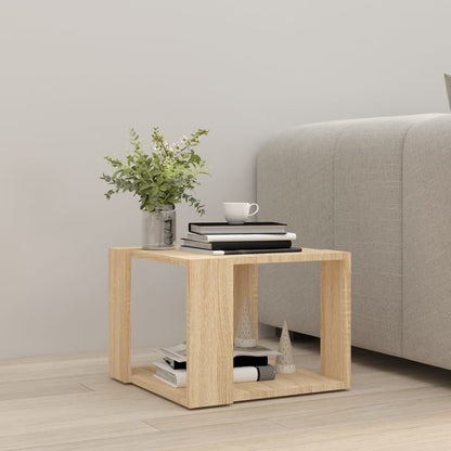 vidaXL Couchtisch Sonoma-Eiche 40x40x30 cm Holzwerkstoff