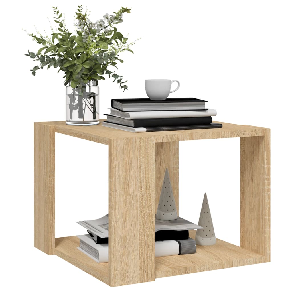 vidaXL Couchtisch Sonoma-Eiche 40x40x30 cm Holzwerkstoff