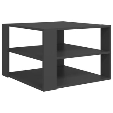 vidaXL Couchtisch Grau 60x60x40 cm Holzwerkstoff