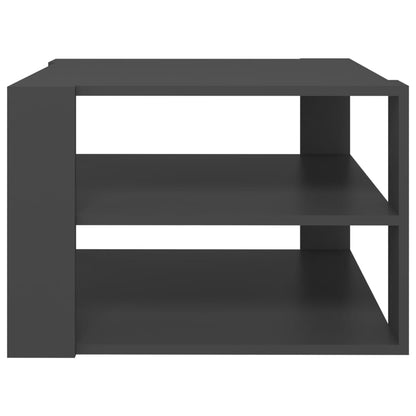 vidaXL Couchtisch Grau 60x60x40 cm Holzwerkstoff