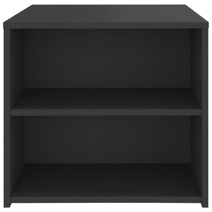 vidaXL Beistelltisch Grau 50x50x45 cm Holzwerkstoff