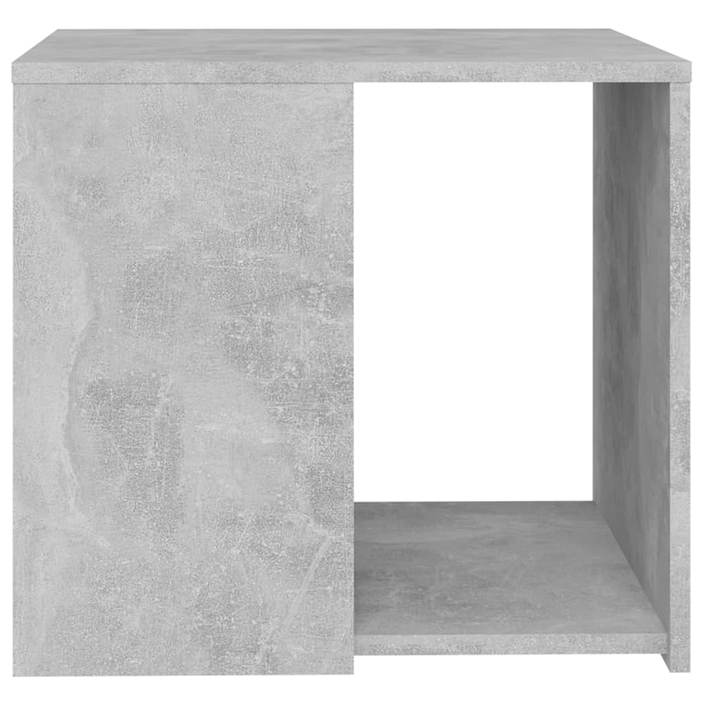 vidaXL Beistelltisch Betongrau 50x50x45 cm Holzwerkstoff