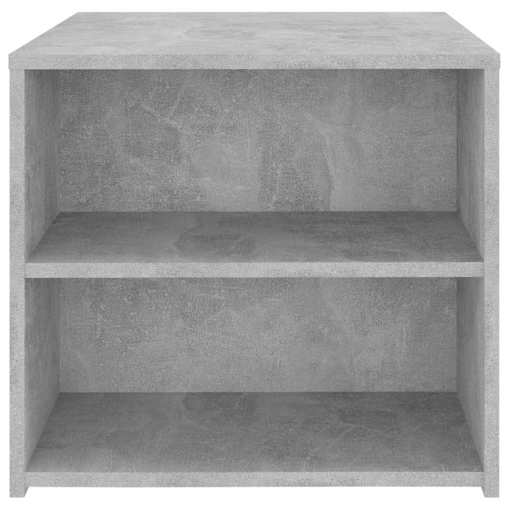 vidaXL Beistelltisch Betongrau 50x50x45 cm Holzwerkstoff