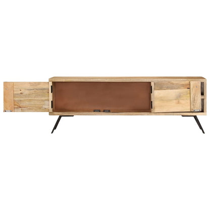 vidaXL TV-Schrank 110x30x40 cm Mango Massivholz