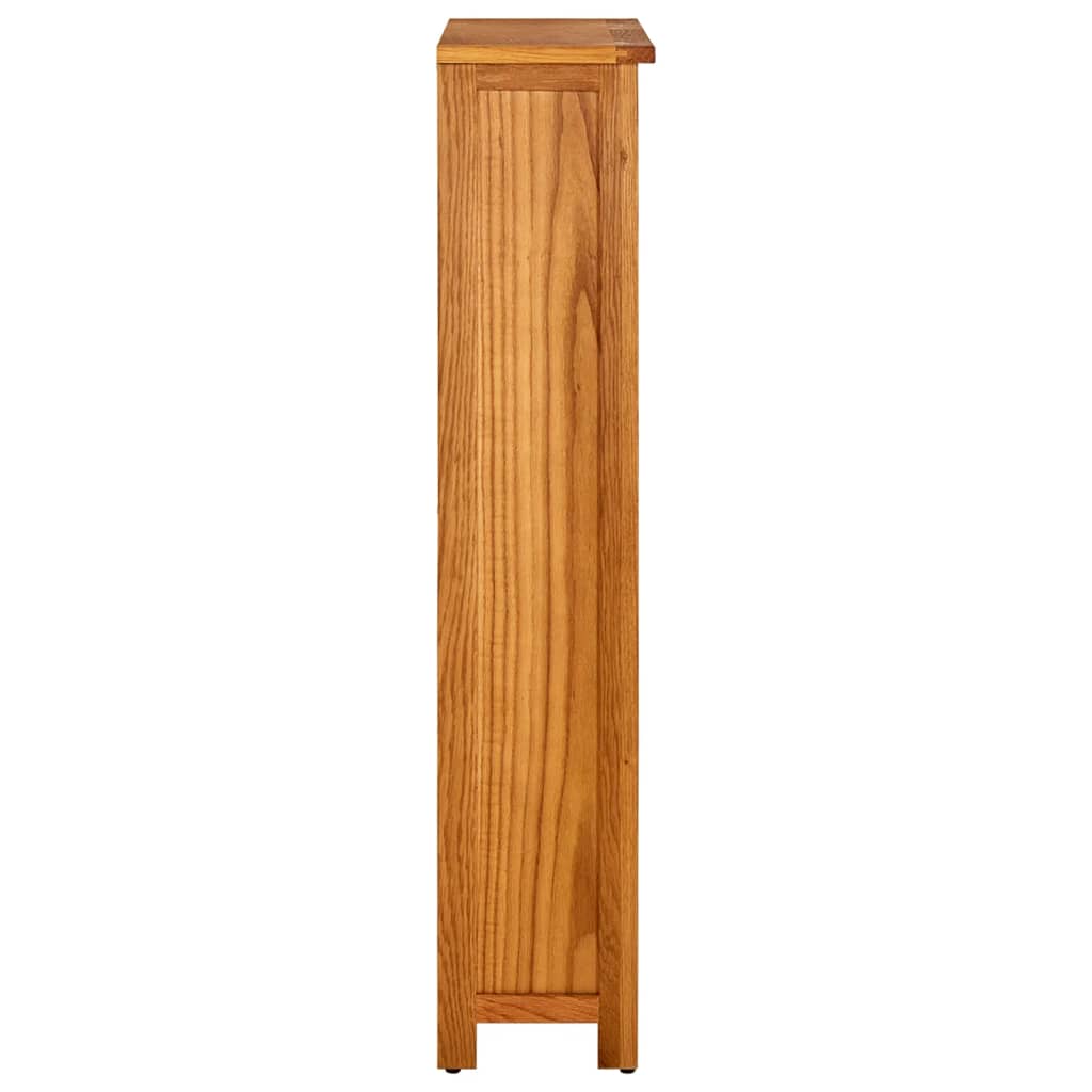 vidaXL Bücherregal 4 Fächer 70x22x110 cm Massivholz Eiche