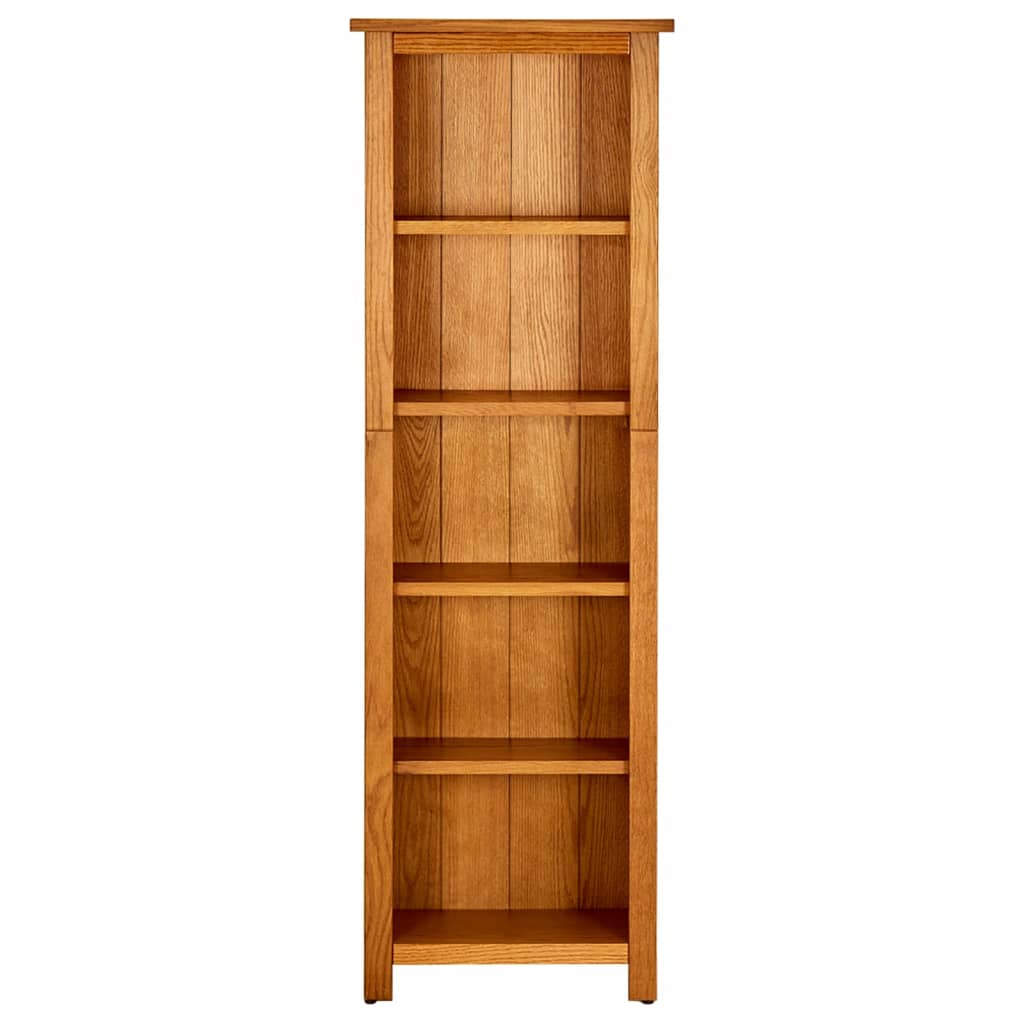 vidaXL Étagère à 5 niveaux 45x22x140 cm Bois de chêne massif