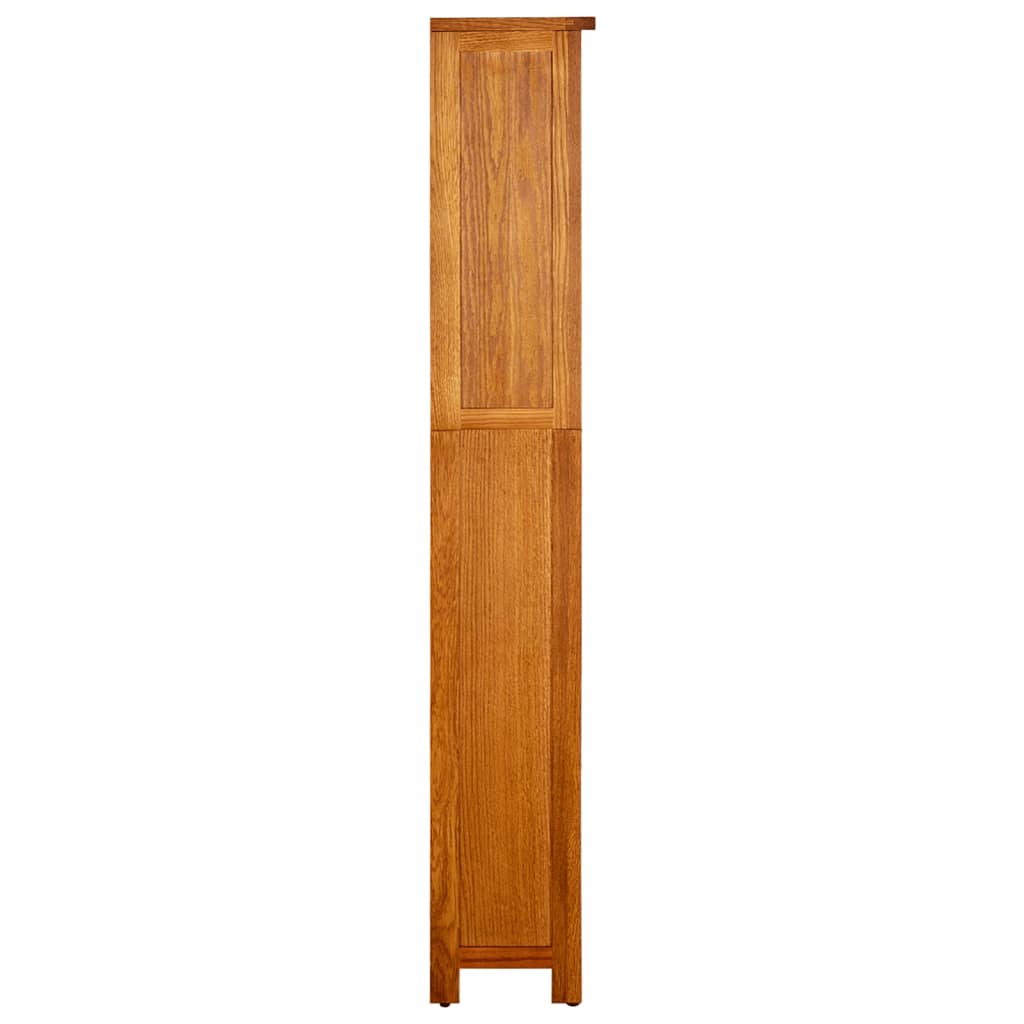 vidaXL Étagère à 5 niveaux 45x22x140 cm Bois de chêne massif