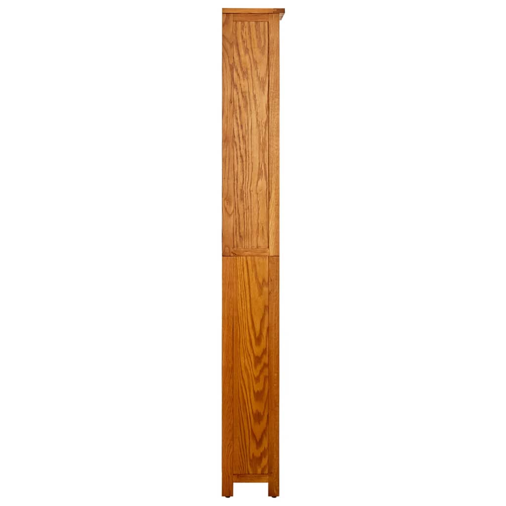 vidaXL Bibliothèque 6 étagères 52x22x180 cm Bois de chêne massif