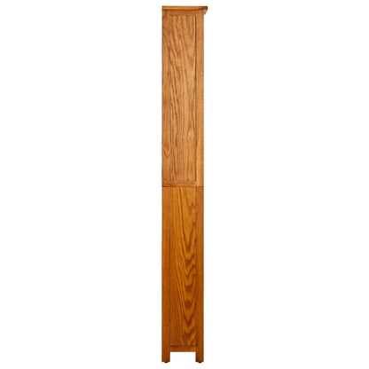 vidaXL Bibliothèque 6 étagères 52x22x180 cm Bois de chêne massif