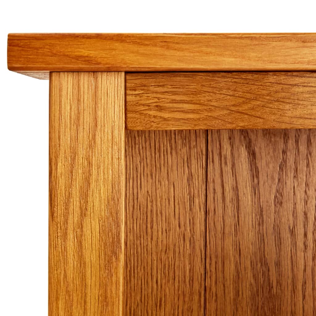vidaXL Bibliothèque 6 étagères 52x22x180 cm Bois de chêne massif