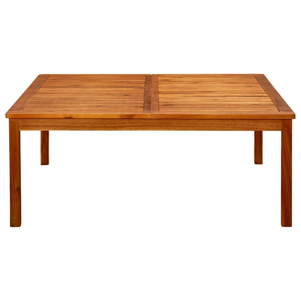 vidaXL Garten-Couchtisch 110x110x45 cm Massivholz Akazie
