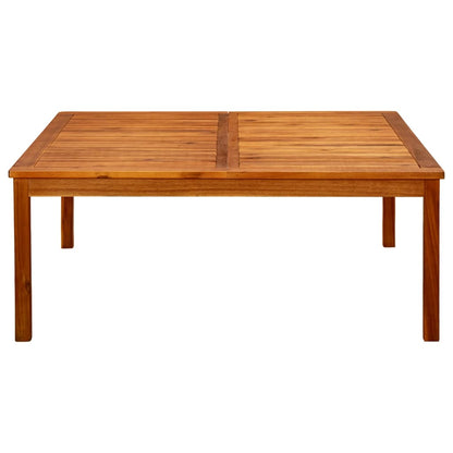 vidaXL Garten-Couchtisch 110x110x45 cm Massivholz Akazie
