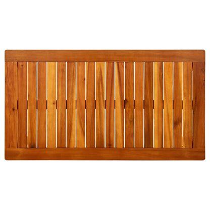 vidaXL Garten-Couchtisch 90x50x36 cm Massivholz Akazie