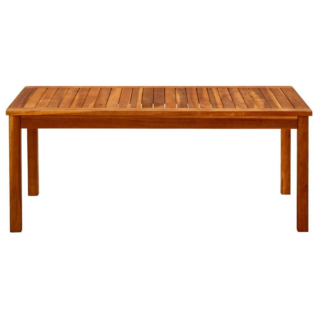 vidaXL Garten-Couchtisch 110x60x45 cm Massivholz Akazie