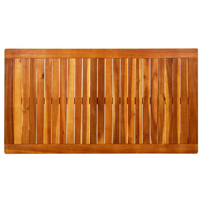 vidaXL Garten-Couchtisch 110x60x45 cm Massivholz Akazie