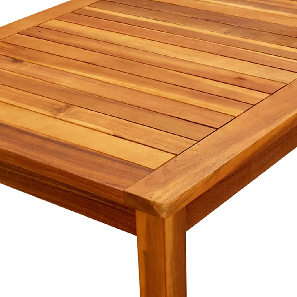 vidaXL Garten-Couchtisch 110x60x45 cm Massivholz Akazie