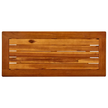 vidaXL Garten-Konsolentisch 80x35x75 cm Massivholz Akazie