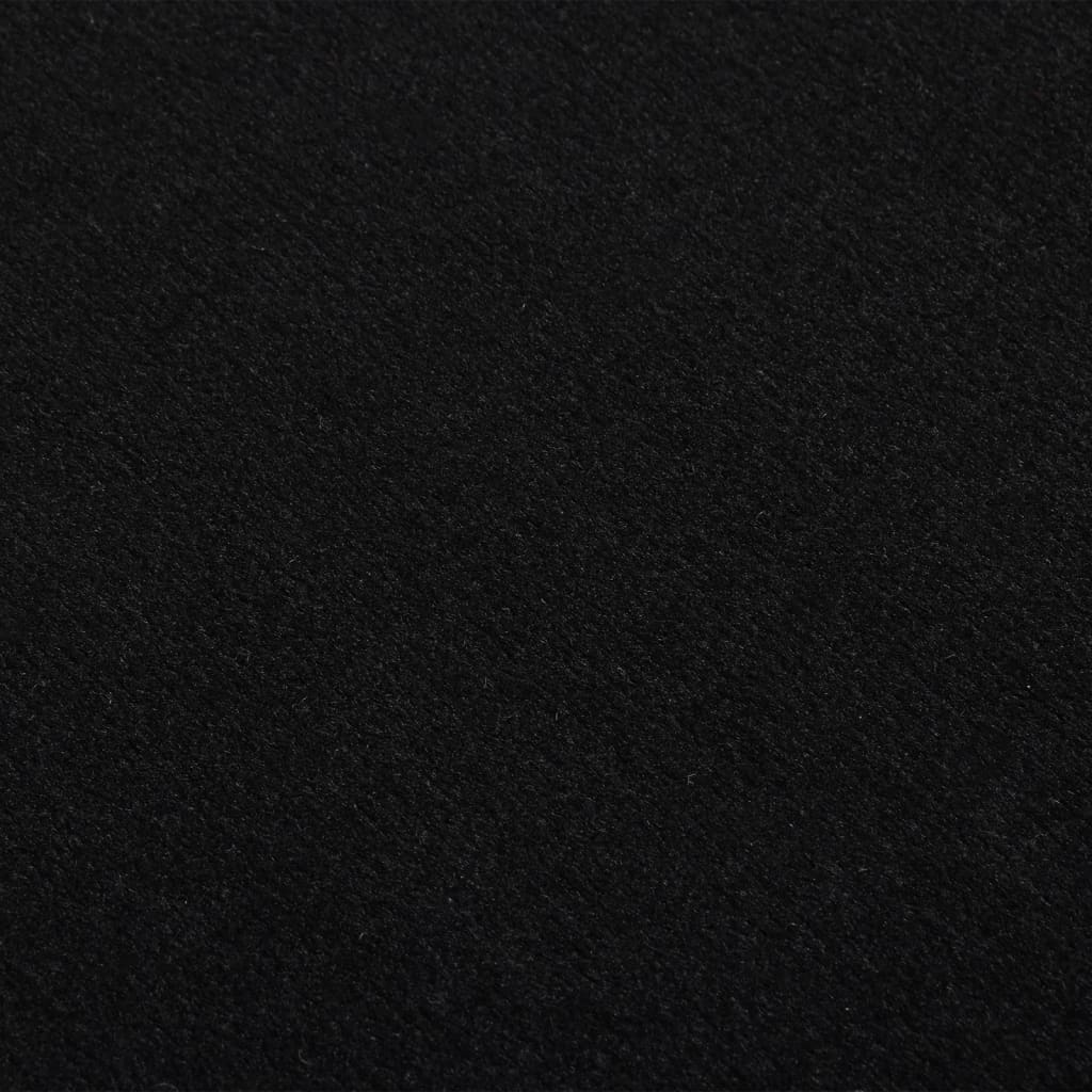 vidaXL Teppichläufer BCF Schwarz mit Motiv 60x200 cm