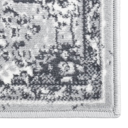 vidaXL Tapis de Couloir BCF Oriental Gris 80x200 cm