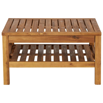vidaXL Ensemble de salon de jardin 3 pcs avec coussins gris foncé Bois d'acacia