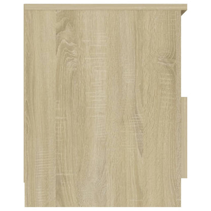 vidaXL Nachttische 2 Stk. Sonoma-Eiche 40x40x50 cm Holzwerkstoff