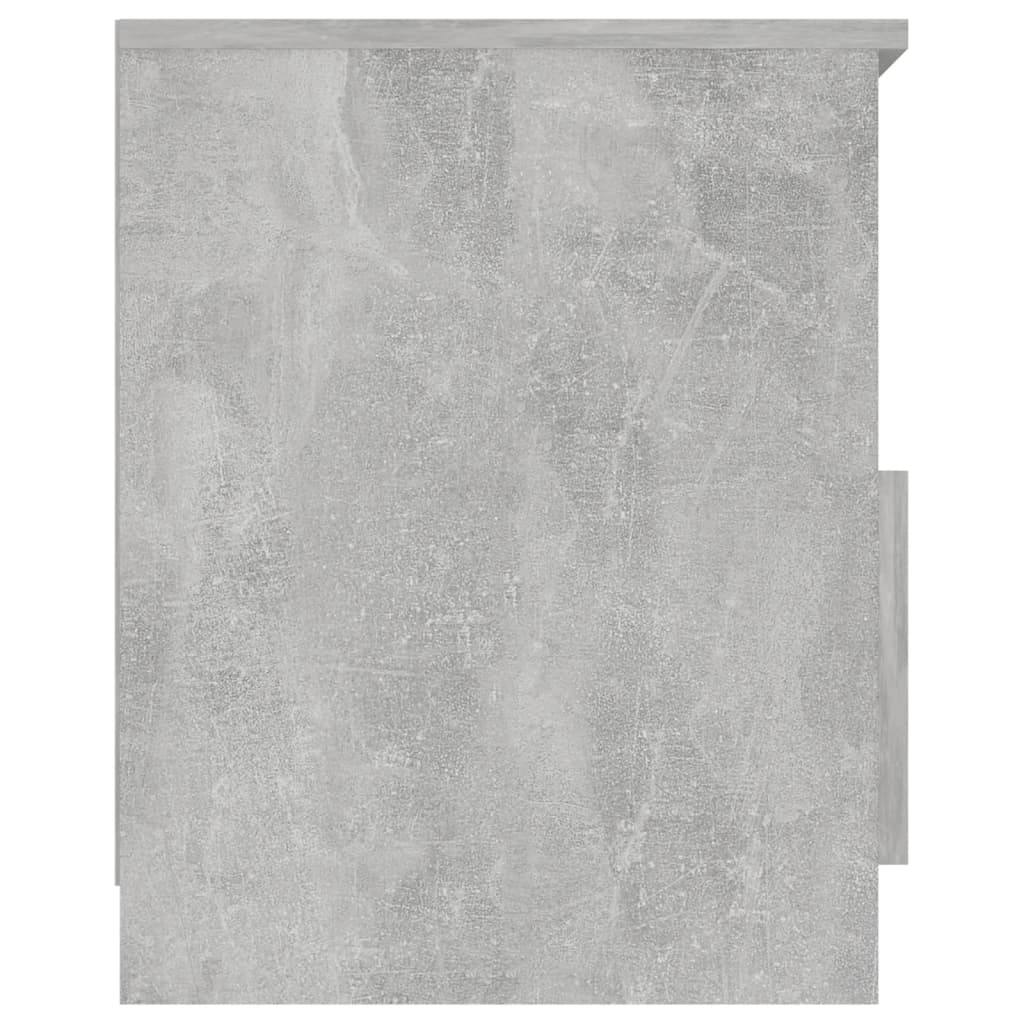 vidaXL Tables de chevet 2 pcs Gris béton 40x40x50 cm Bois d'ingénierie