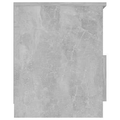 vidaXL Tables de chevet 2 pcs Gris béton 40x40x50 cm Bois d'ingénierie