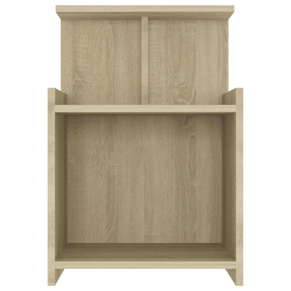 vidaXL Tables de chevet 2 pcs Chêne Sonoma 40x35x60 cm Bois d'ingénierie