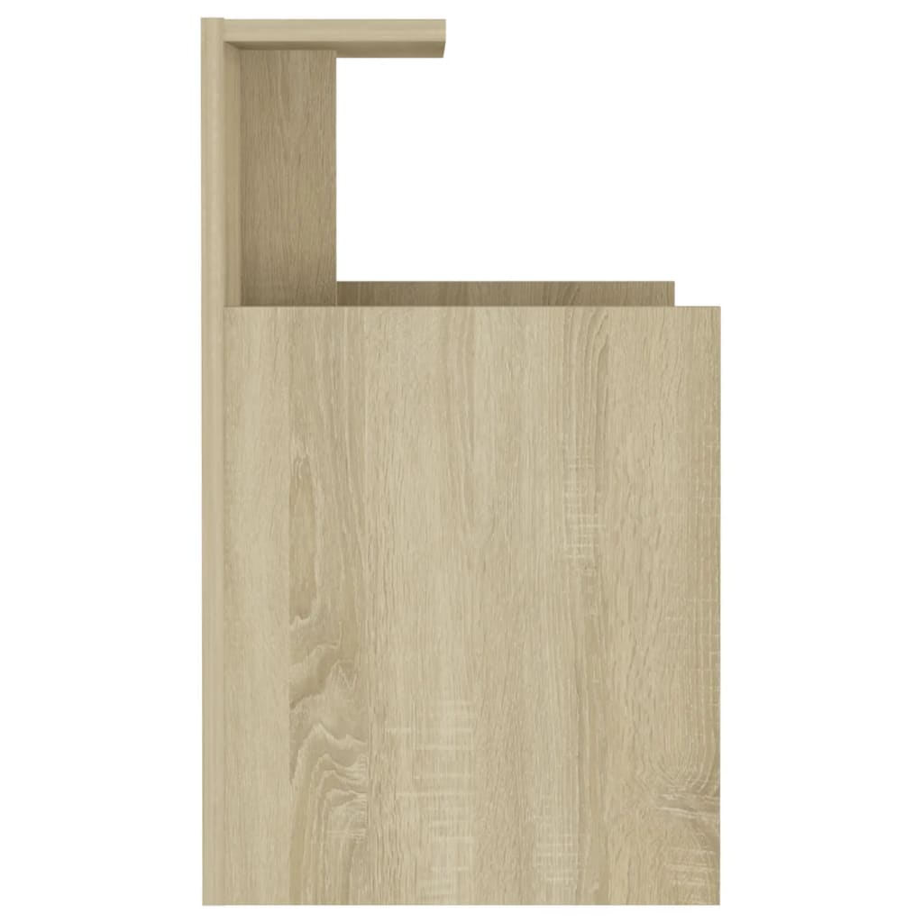 vidaXL Tables de chevet 2 pcs Chêne Sonoma 40x35x60 cm Bois d'ingénierie
