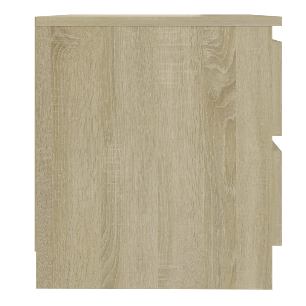 vidaXL Table de chevet chêne Sonoma 50x39x43,5 cm aggloméré
