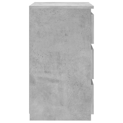 vidaXL Nachttisch Betongrau 40x35x62,5 cm Holzwerkstoff