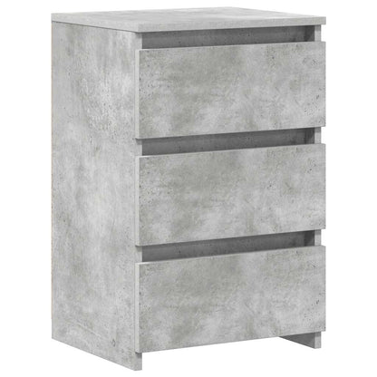 vidaXL Nachttische 2 Stk. Betongrau 40x35x62,5 cm Holzwerkstoff