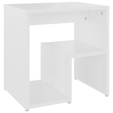 vidaXL Table de chevet blanc 40x30x40 cm bois d'ingénierie
