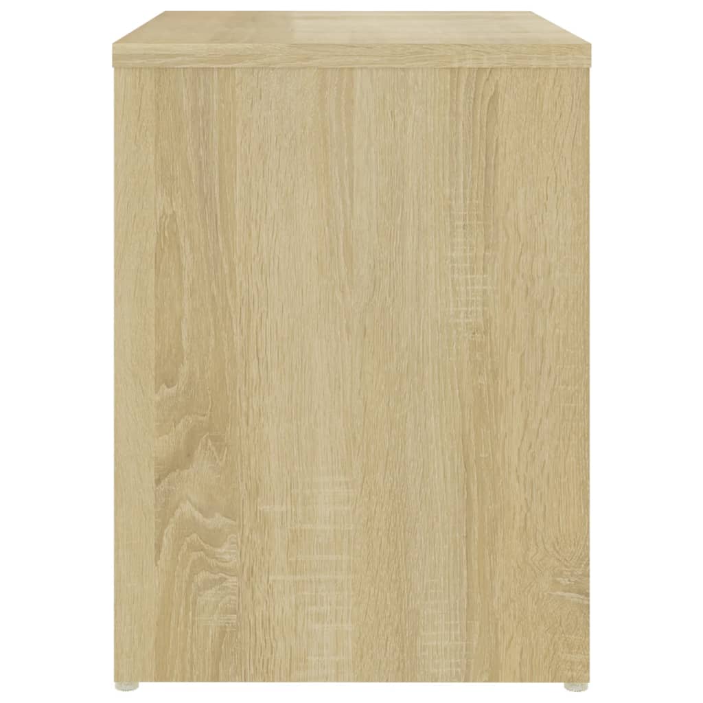 vidaXL Table de chevet chêne Sonoma 40x30x40 cm, bois d'ingénierie