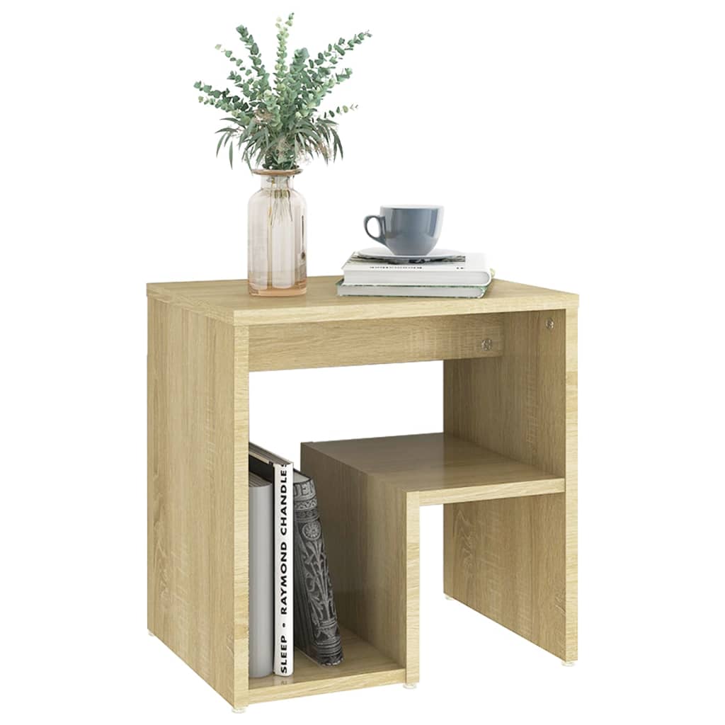 vidaXL Tables de chevet 2 pcs Chêne Sonoma 40x30x40 cm Bois d'ingénierie