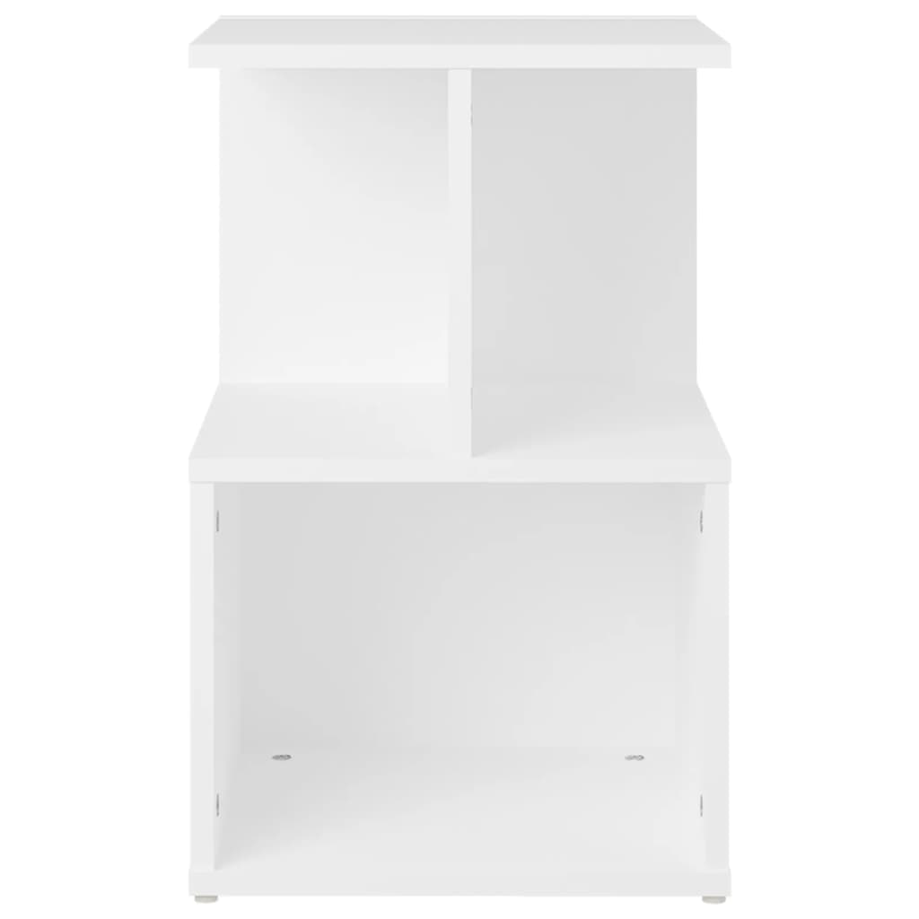 vidaXL Tables de chevet 2 pcs Blanc 35x35x55 cm Bois d'ingénierie